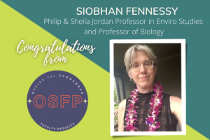 Congratulations to Siobhan Fennessey