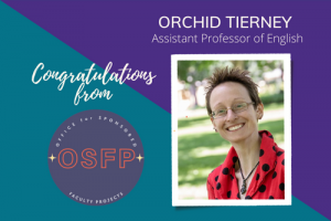 Congratulations to Orchid Tierney