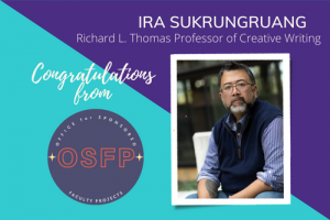 Congratulations to Ira Sukrungruang